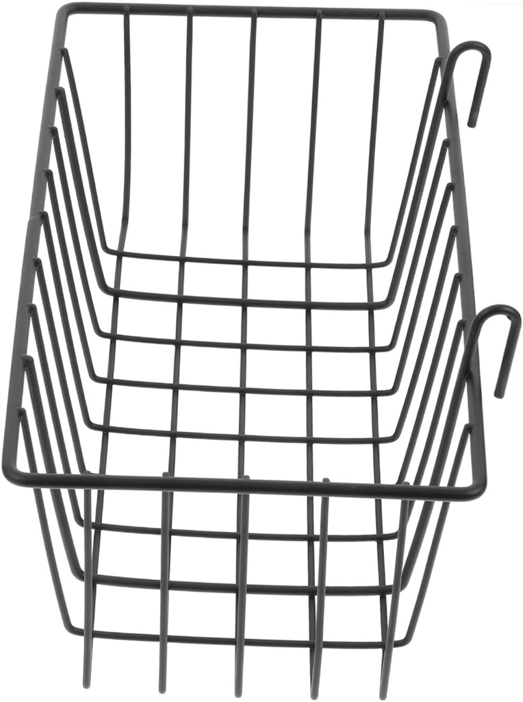Cabilock Kitchen Storage Wire Basket Multi-functional Wall Organizer Iron Wire Hanging Basket Bathroom Toiletries Rack