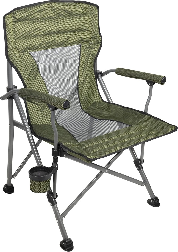 HCF Outdoor Products Company Four Season Oversize Deluxe Sports Arm Chair, Green