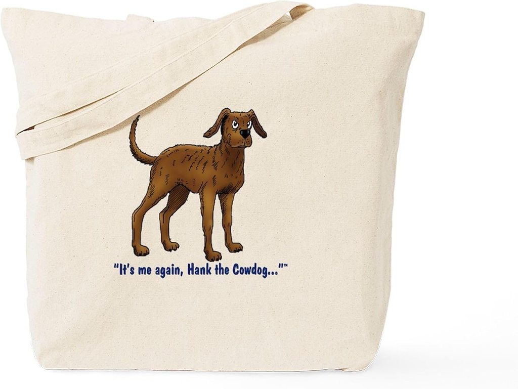 CafePress Hank The Cowdog, Its Me Again... Tote Bag Natural Canvas Tote Bag, Reusable Shopping Bag