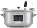 Crockpot Programmable 7-Quart Cook & Carry Slow Cooker with Sous Vide Stainless Steel
