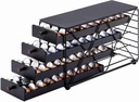 ZCDCP Coffee Pod Holder Drawer Storage, Compatible with Nespresso Originaline pod, Office Kitchen Counter Organizer (120 pods-4tiers)