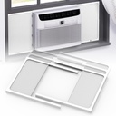 Window Air Conditioner Side Panels with Adjustable Frame, Universal Window AC Side Panels for 5,000 to 14,000 Btu Window AC Units, Extra Wide Window Air Conditioner Insulation Panels, 2 Pack
