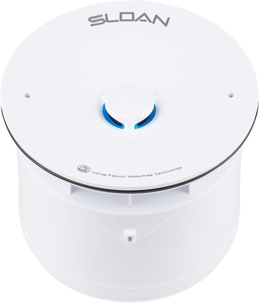 Sloan WES-150 WaterFree Urinal, Hybrid Cartridge Compatible with All Sloan Waterfree Urinals | Includes Cartridge, Wrench Key, Disposal Bag and Blue Sealant