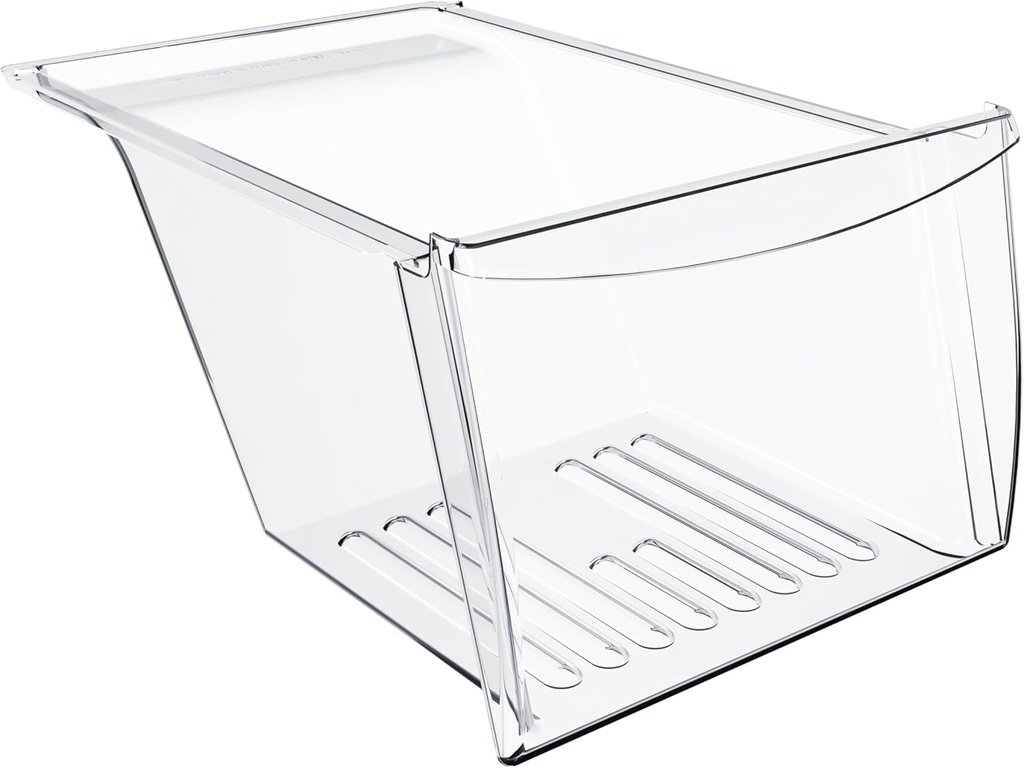 HECASA 240337103 240337102 Refrigerator Crisper Drawer Pan Replacement For 240337105 240337107 240337108 240337109 Refrigerator Pan Shelf Replacement only Plastic (Clear)