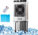 Commercial Evaporative Air Cooler Fan,3 in 1 Air Conditioner,Industry Humidifier,with Water Tank,Portable,for Home Office