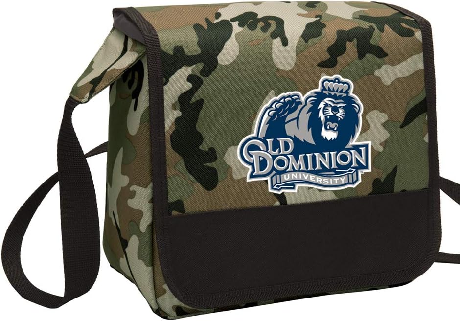 Broad Bay Camo Old Dominion University Lunch Bag Shoulder ODU Lunch Boxes