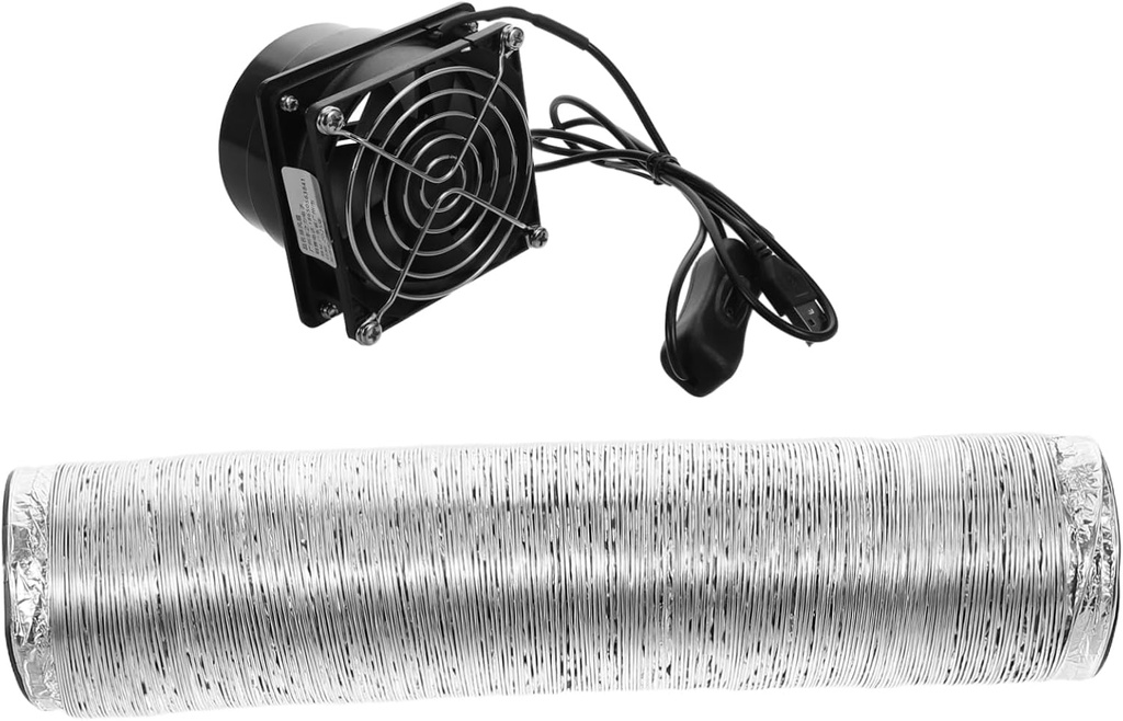 Mipcase Usb-powered Small Exhaust Fan Fan for Smoking Indoors Smoking Ventilation Portable Purifier