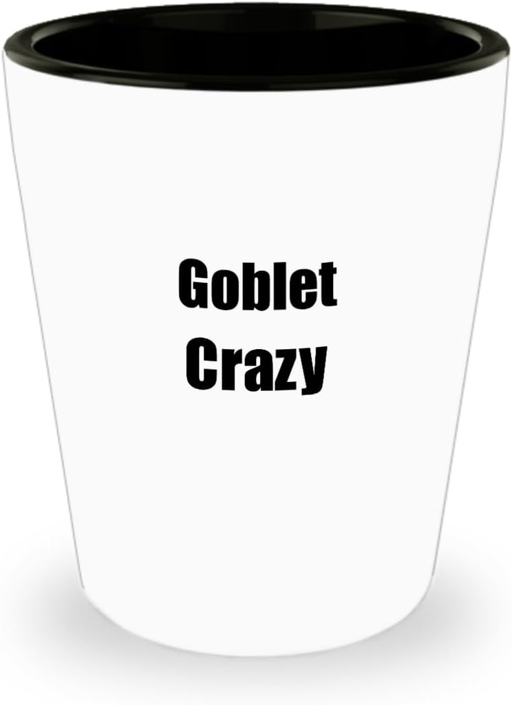 EzGift Funny Goblet Crazy Shot Glass Musician Gift Instrument Player Present 1.5 Oz Shotglass