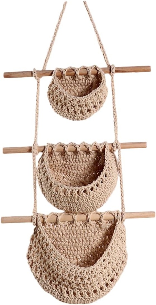 Organizing Baskets Fruit Basket for Kitchen Decorative Net Bag Household Vegetable Storage Home Supply