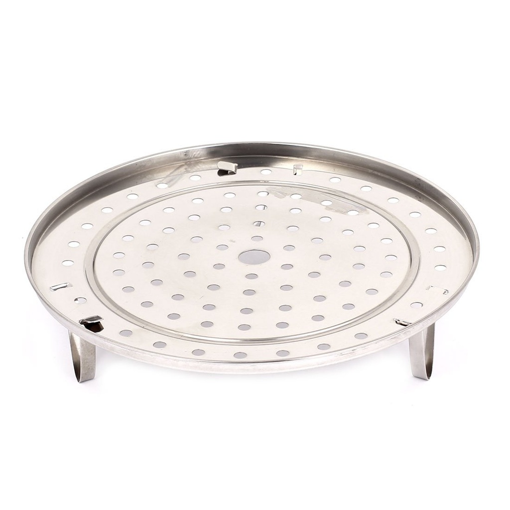 uxcell Stainless Steel Food Steaming Steamer Canning Rack Tray Stand Cookware 10 Inch