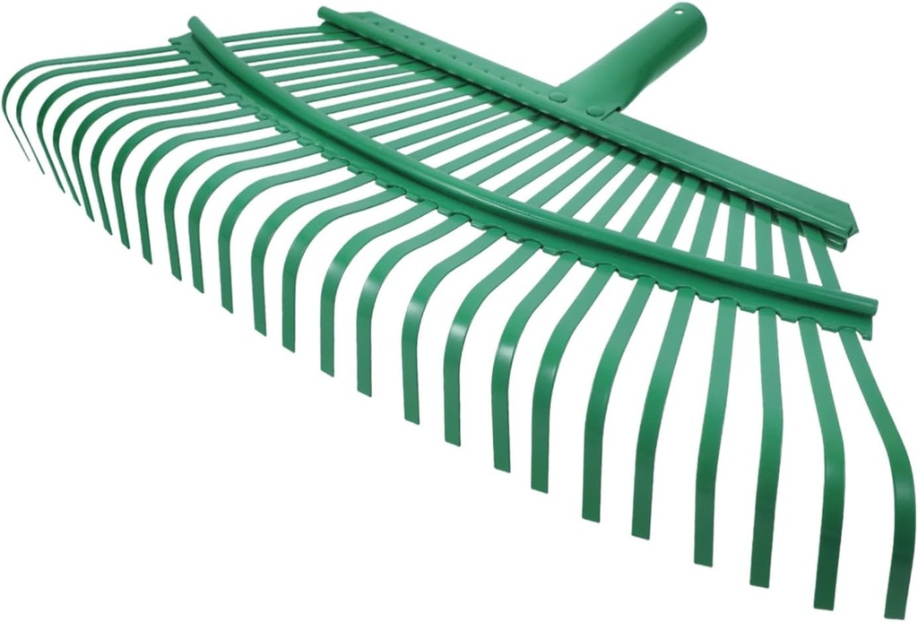 Garden Hand Tool Steel Rake Head Replacement for Lawn Artificial Turf Multi-Function Weeding Rake for Lawn Tractor