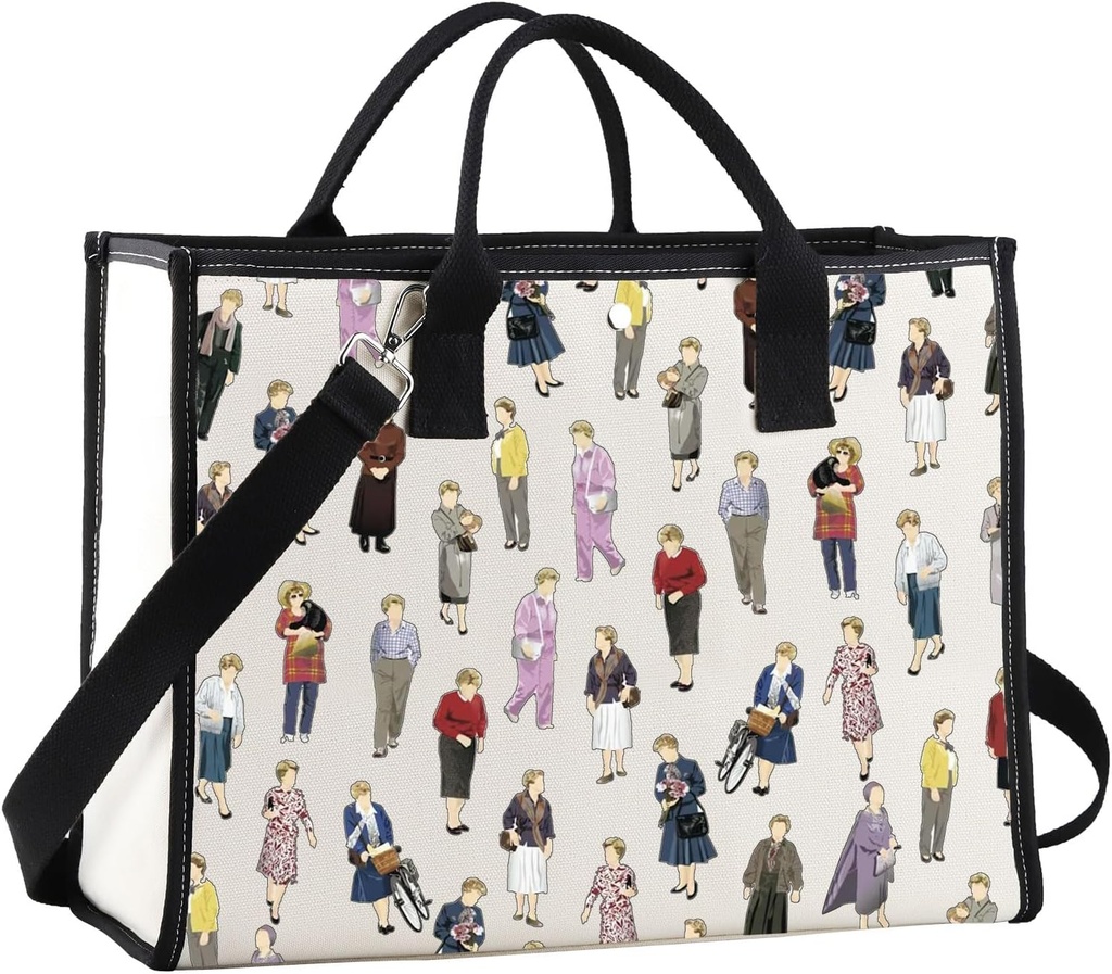 JNIAP Murder TV Show Inspired Tote Bag Jessica Fletcher Fans Gifts Jessica Fletcer Tote Bag True Crime Lover Gift