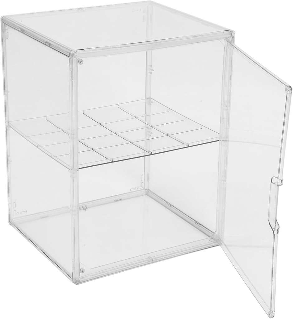 ABOOFAN Double Layer Bread Box for Kitchen Countertop Plastic Bread Storage Container for Freshness for Home Use