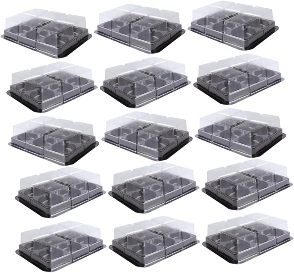 50pcs Bakery Supplies Mini Cake Packaging Boxes Moon Cake Box Cupcake Containers Party Favor Small Dome