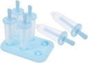 Alipis 6pcs Popsicle Molds Ice Cream Molds for Homemade Ice Cream Diy Pop Easy Release Bpa Plastic Pop Makers