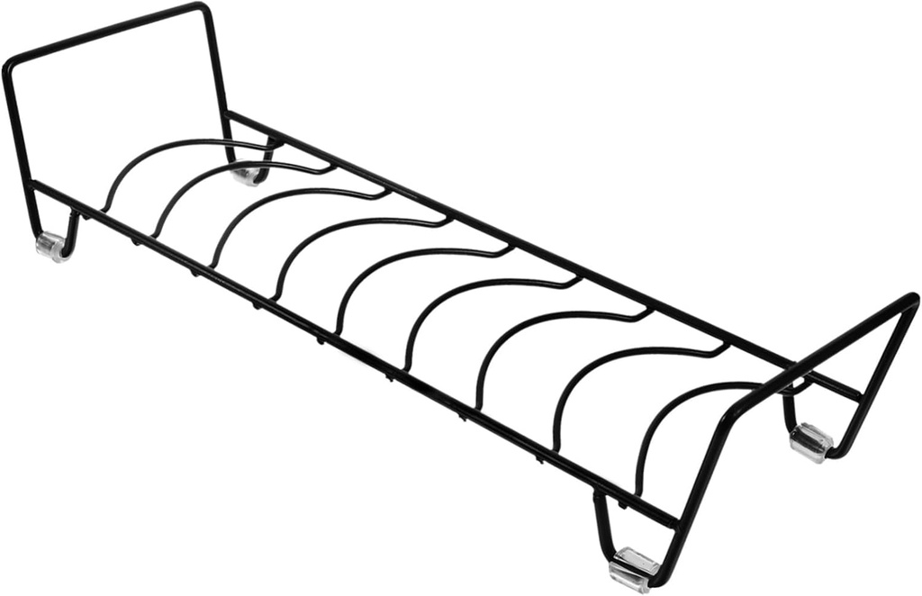 Cabilock 1pc Kitchen Draining Bowl Rack Multifunctional Plate Storage Basket for Kitchen Organization Vertical Drying Design Holds up to Plates Easy to Clean Black