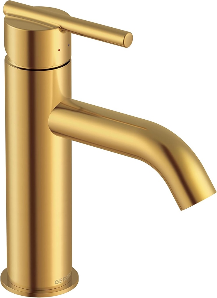 Parma 1H Lavatory Faucet w/Metal Touch Down Drain & Optional Deck Plate Included 1.2gpm, Brushed Bronze​