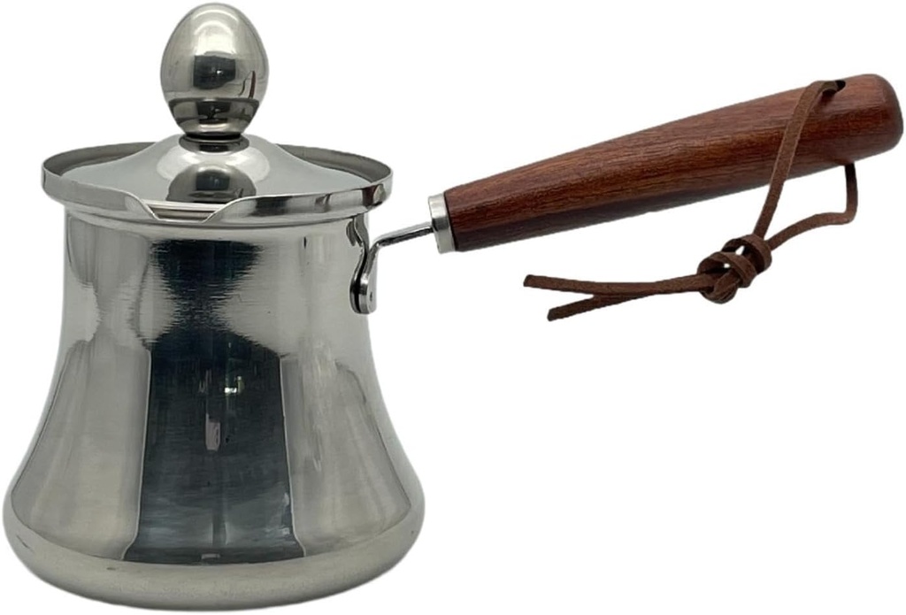 Turkish Coffee Maker, Heater, Chocolate Melting Pan, Milk Warmer for Home Camping, 550ML