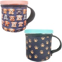 Ultimate Ice Cream Lovers Gifts Set: Premium Ice Cream Pint Coozie, Cozy Sleeve, and Holder – Perfect Ice Cream Accessories for Any Occasion, Lovely Puppies