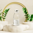 Portable Mini Blender for Fresh Juice, Smoothies, Shakes with Magnetic Wireless Charging (Personal Travel Blender for On The Go Blending) (White)