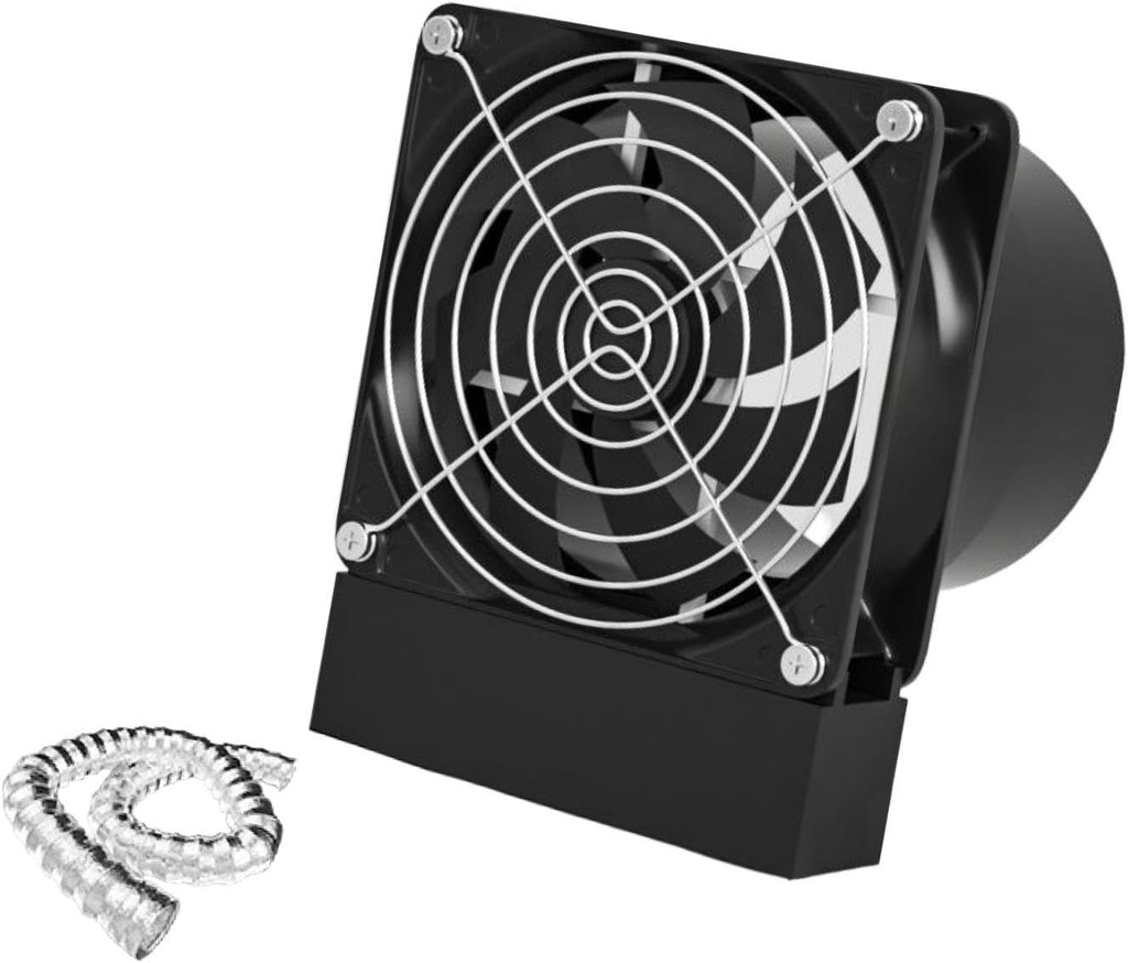 Soldering Ventilation Fan,Exhaust Fan Workshop Solder Fume Extractor Adjustable for Home Use, DIY Working, Soldering Station, with 600cm Hose