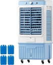 Portable Evaporative Air Cooler, Swamp Cooler, Portable Air Conditioner with 10 Gallon, Knob Control, Low Noise, 4 Ice Packs & 3 Speeds