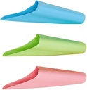 3pcs Bonsai Soil Scoops Gardening Shovels Cups Set Potting Scoopers Food Measuring Spoon Mini Planting Shovels for Small Gardening Tools Bonsai Tools Blue Green Pink