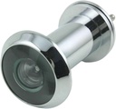 Wen ST Silver Tone Metal 220 Degree Angle Door Viewer Peephole w Cover 35-55mm