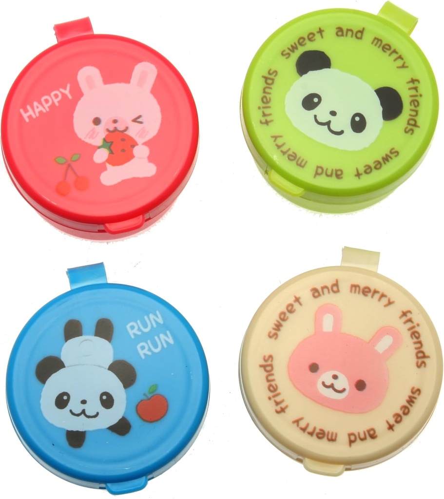 Kotobuki Condiment Containers for Bento Box, Mini, Animal Friends