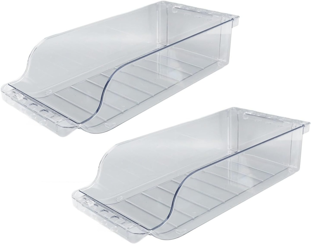 Drink Organizer for Fridge, 2PCS Soda Can Dispenser Refrigerator Organizer Fridge Storage Solution for Home, Bar, Office