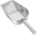 VALICLUD Heavy Duty Stainless Steel Ice Shovel Scoop Multi Functional Kitchen Utility Tool for Ice Flour Beans and Grains Ergonomic Design for Comfortable Use