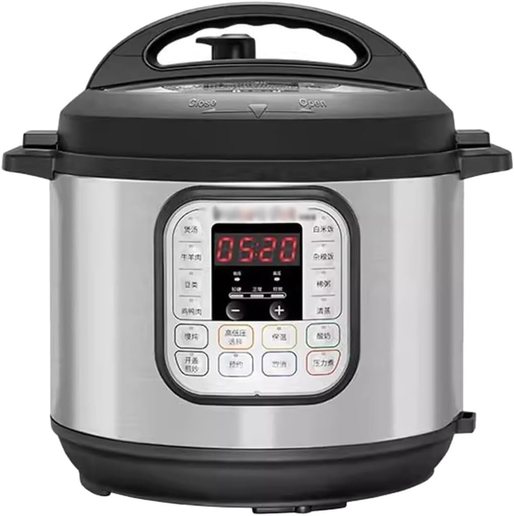 7-in-1 Electric Rice Cooker, Mini Pressure Cooker, Steamer, Sauté, Yogurt Maker, 6L, Stainless Steel Inner Pot, 1000W