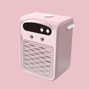 DejaCool Portable 3-in-1 Air Conditioner, Mini AC Fan & Humidifier With Dual Spray, 2 Speeds, 500ml Tank, For Car, Office, Bedroom (Pink)