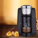 Full-automatic Coffee Machine, Tea & Coffee Maker for K Cup, Ground Coffee Thermal Drip Instant Coffee Machine, Brew Strength Control