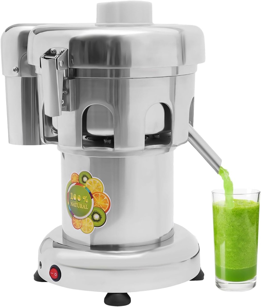 Slag Juice Separation Juicer, Commercial Extractor Heavy Duty Juicer Centrifugal Machine Stainless Steel Electric Juice Extractor for Fruit Vegetable Squeezer