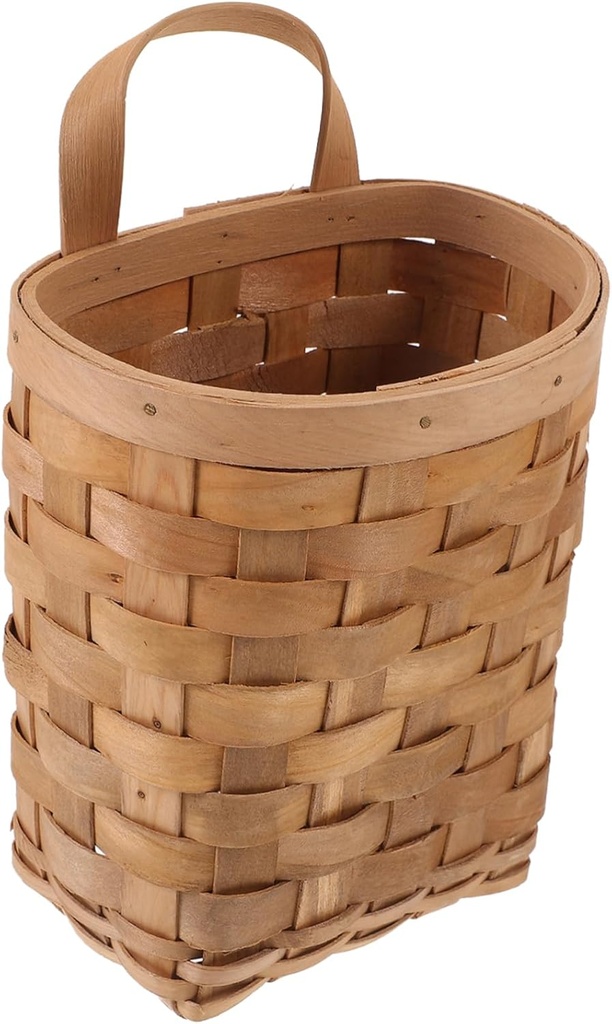 BESTYASH Hanging Woven Storage Basket Multifunctional Organizer for Kitchen Bathroom and Bedroom Natural Look and Feel for Plants and Daily Essentials