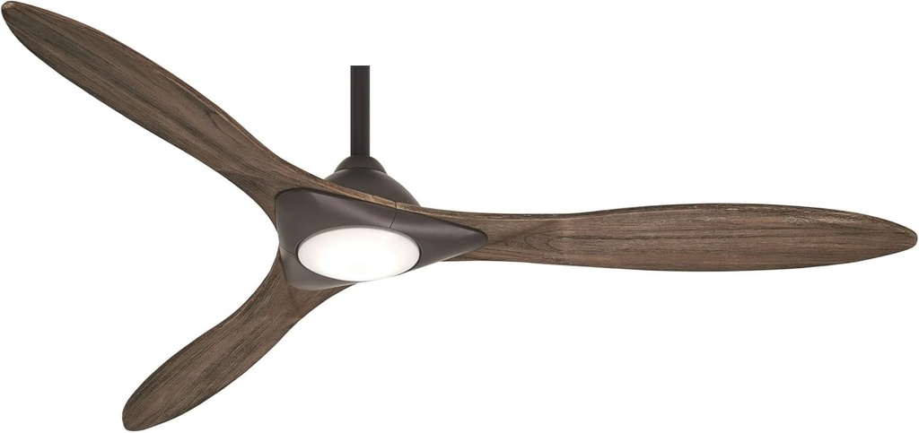 Minka Aire F868L-ORB Sleek 60" Ceiling Fan with LED Light and Remote Control, Oil Rubbed Bronze