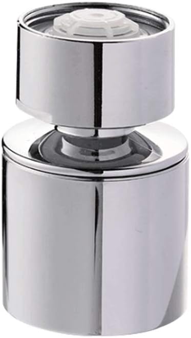 faucet aerator for kitchen bathroom sink, tap head sprayer 360 degree swivel filter attachment hose extender no splash water nozzle (1 pc with adapter)