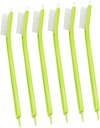 Cabilock 6Pcs Multi Function Household Juicer Brushes with Smooth Grip for Cleaning Soymilk Machines Coffee Appliances and Food Processors Portable Small Plastic Scrub Brushes for