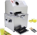 INTBUYING 110V Electric Sugar Cane Juicer 800W Sugarcane Juicer Machine with 660LBS/H High Output, 3 Stainless Steel Rollers, 2.4" Large Inlet, Sugarcane Juice Extractor Squeezer for Home/Commercial