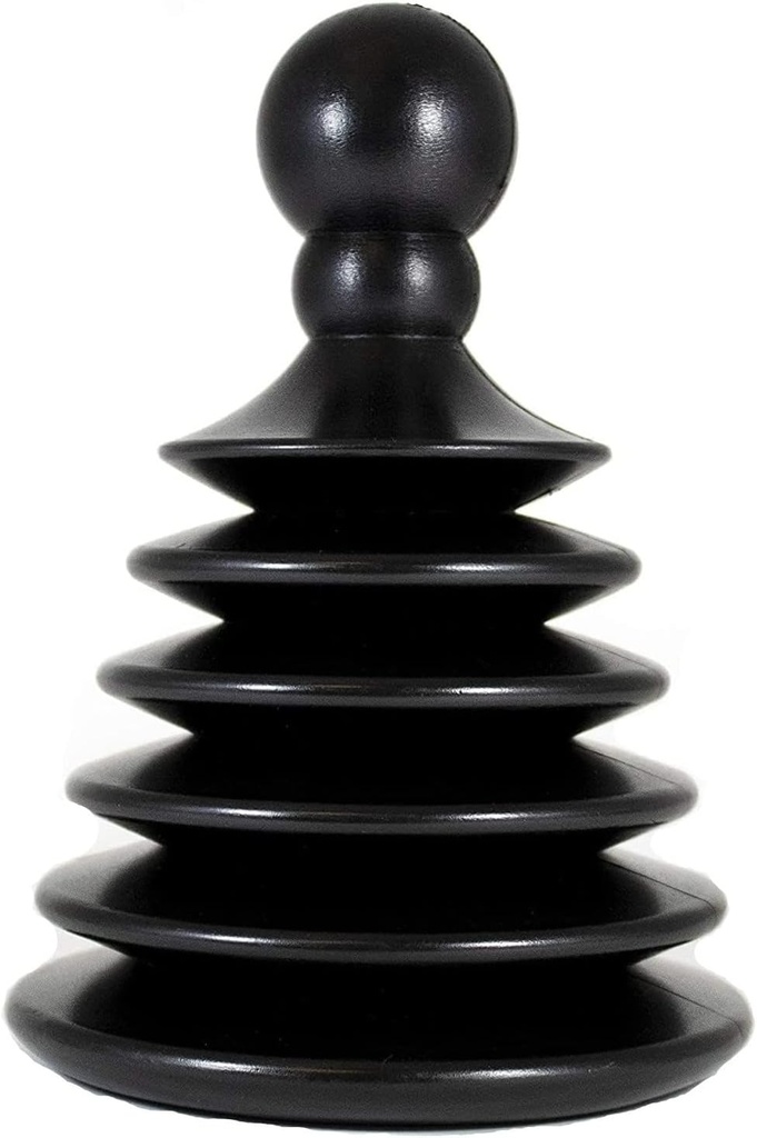 Plunger Mighty Tiny Plunger Designed for Bathroom Kitchen Sinks, Perfect for RV’s. Unclogs Fast & Easy , Black Sink and Drain Plunger for Bathrooms, Kitchens, Sinks, Baths and Showers. Small Powerful