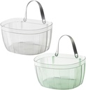 Garneck 2pcs Pet Wall Storage Hanging Basket over Toilet Storage Bathroom Organizer Wire Baskets for Wall