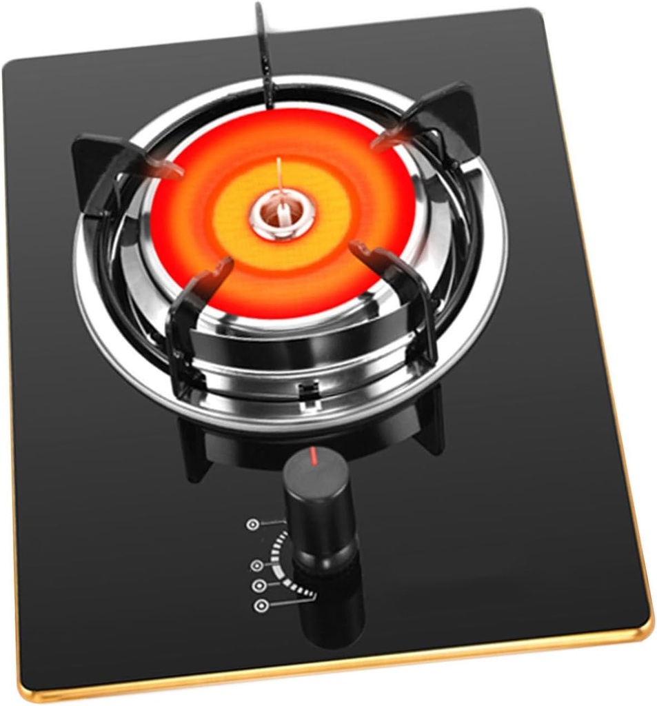 Gas Cooker,4.8kw Desktop Gas Stove,Household Single-Head Embedded,for Food Stalls Family Restaurants(NG)