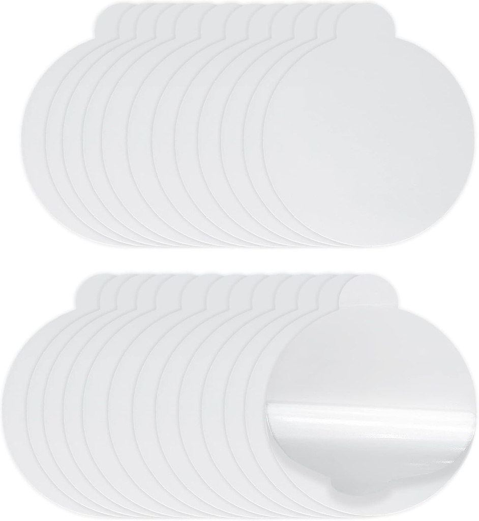 24 Pcs Refill Glue Boards 4.3 Inches Sticky Glue Pads for Katchy, Fenun, Dunaga, and Fvoai Zap H3 M3 Pro Indoor Insect Fly Mosquito Trap Bug Catcher Mosqusito Lamp