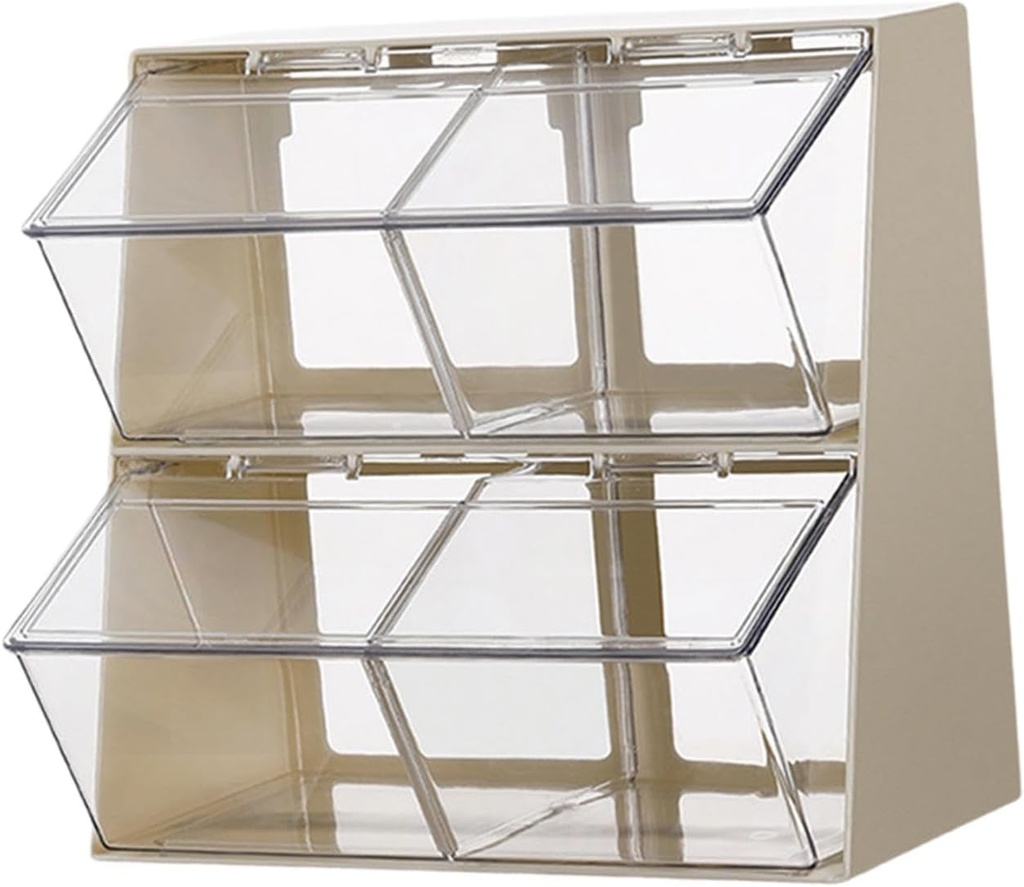 Elegant Tea Organizer for, White