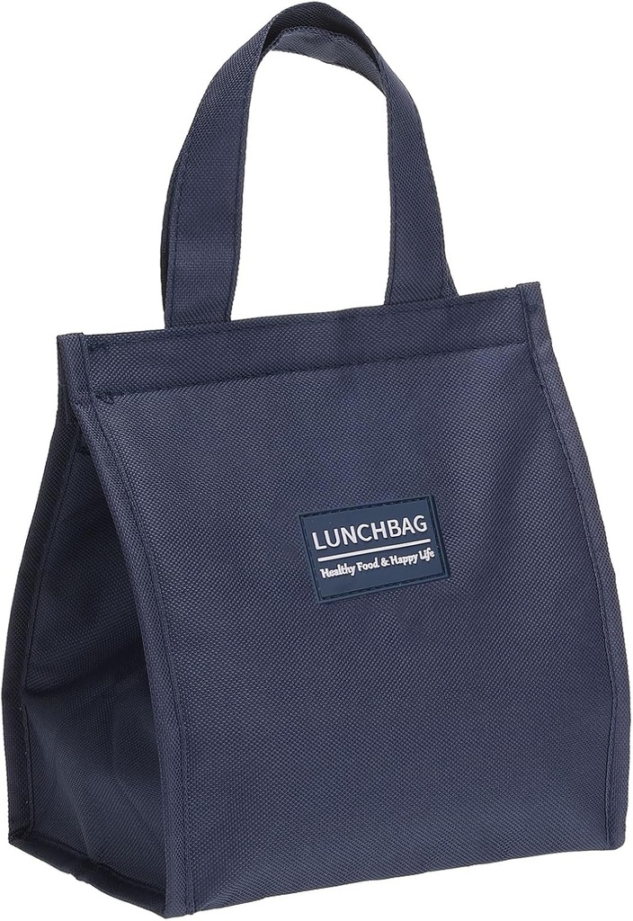 Insulated Lunch Bags - Portable Thermal Storage Bags, Apply to Outdoor/Picnics/Office Workers (8"x5"x9", Dark Blue)