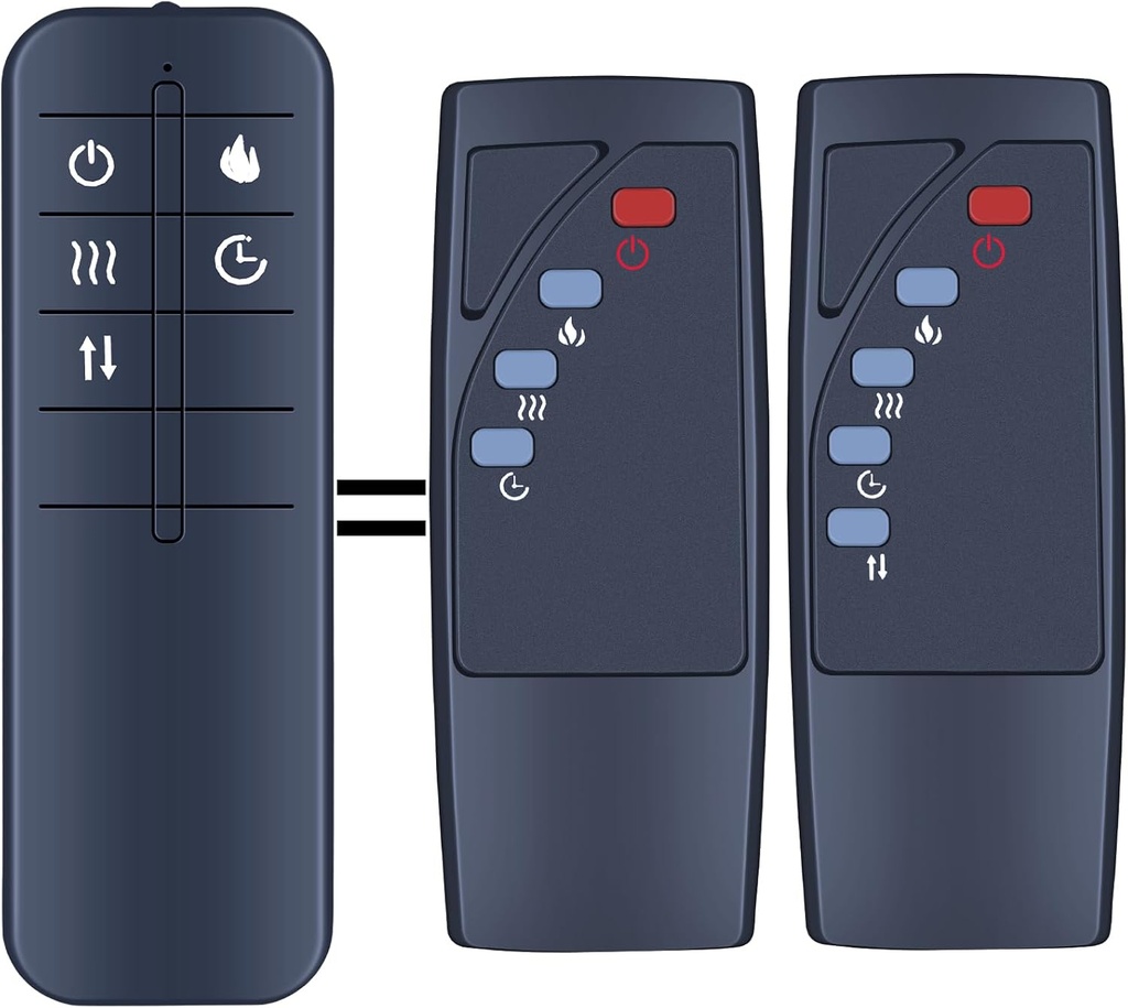 Replacement Remote Control Compatible with Altra Flame Electric Fireplace Stove Heater FA23V60L FA23V60L-1 FA23V60L-2 FA23V60 FA26V60A FA26V60L FA26V60 FA30V60