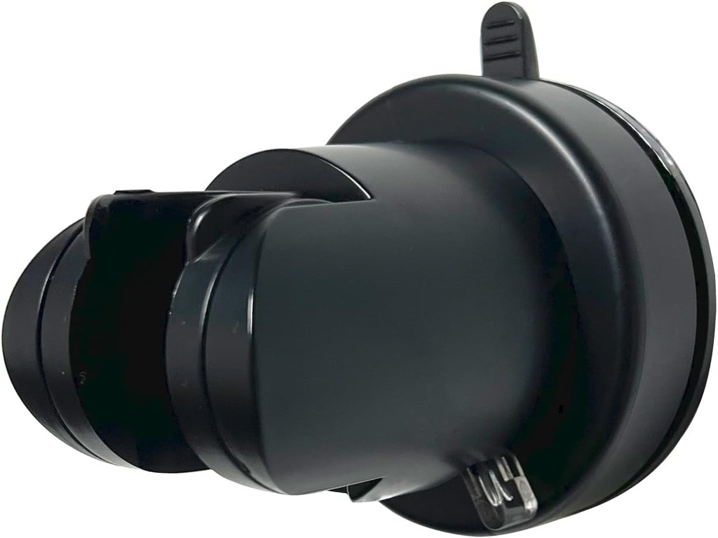 Suction Cup Shower Head Holder, 5 Positions Adjustable Adhesive Showerhead Handheld Holder Wall Mount, Removable Shower Sprayer Hand Held Bracket for Bathroom