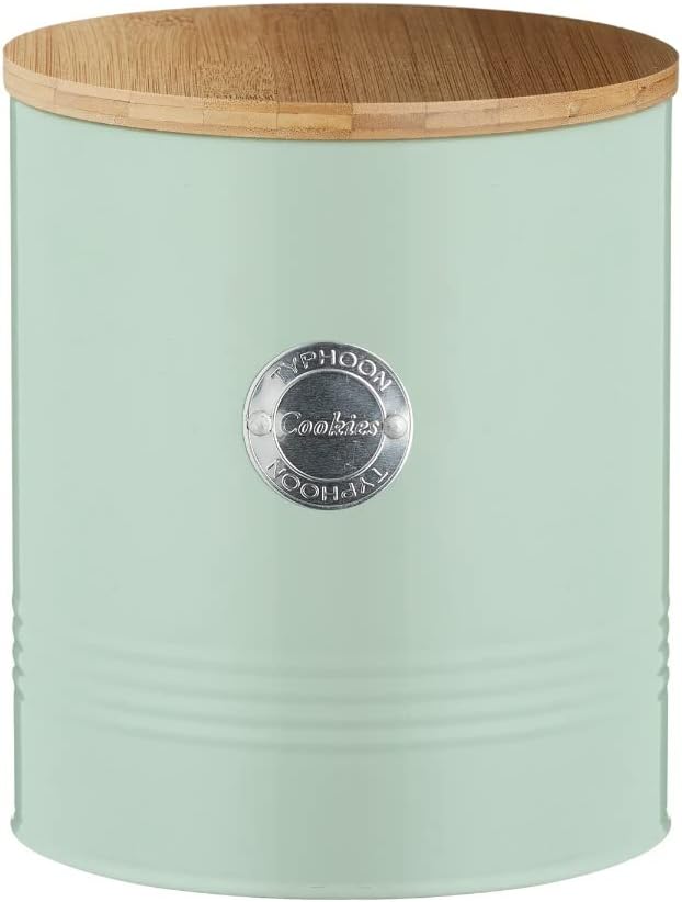 Typhoon Cookies 1400.964 Cookie Tin, 3.4 Litres, Pastel Green