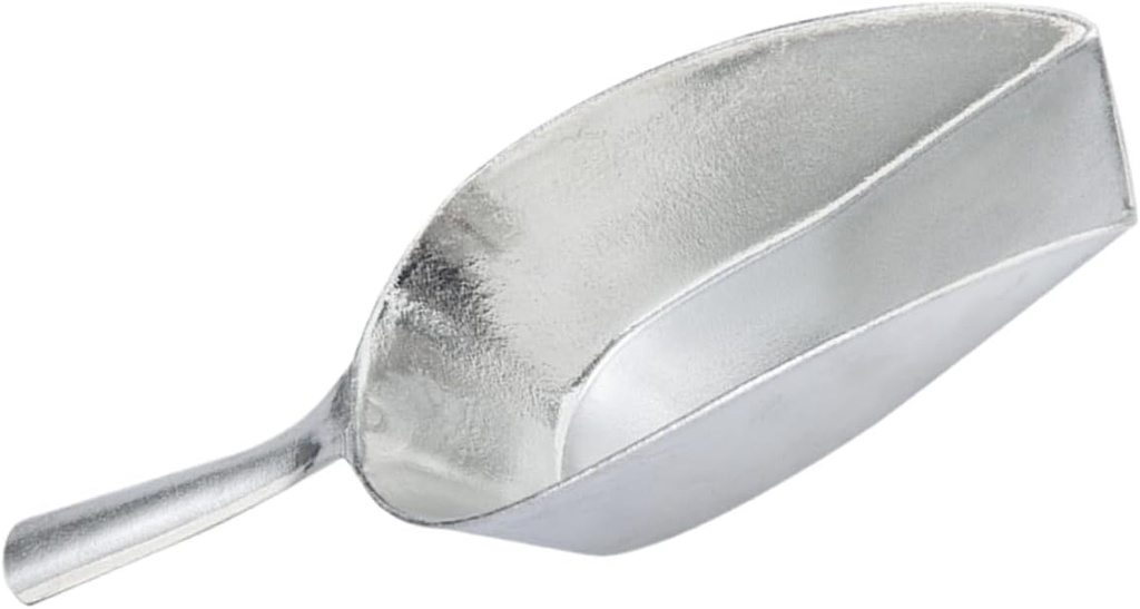 Alipis Thick Aluminum Ice Scoop 12-inch Food and Candy Shovel Sturdy Aluminum Alloy Kitchen Scoop for Ice Cubes Flour and Grains for Home and Commercial Use